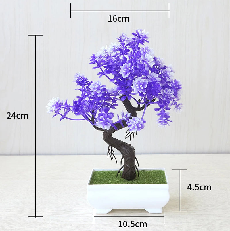 Plantas de plástico. Bonsai Pequeno.  Enfeites para Sala. Decoração de mesa.