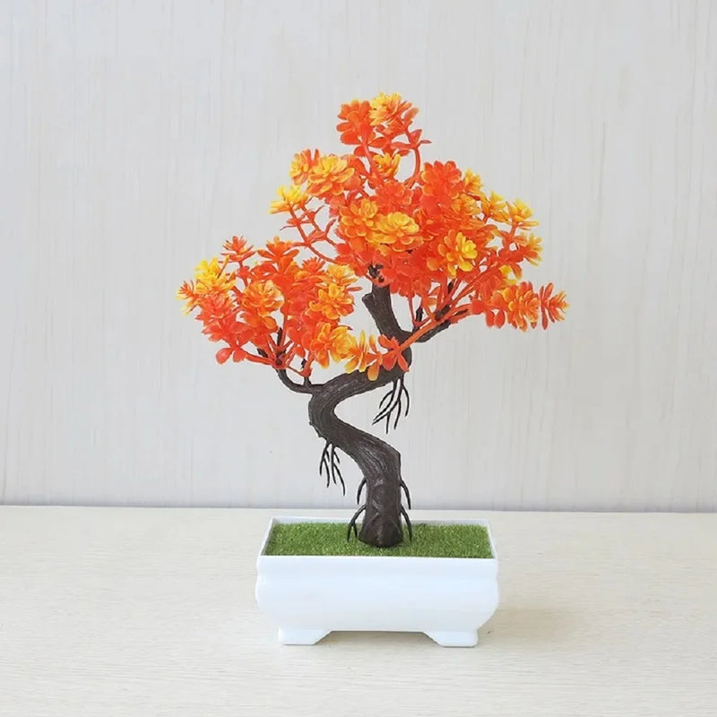 Plantas de plástico. Bonsai Pequeno.  Enfeites para Sala. Decoração de mesa.