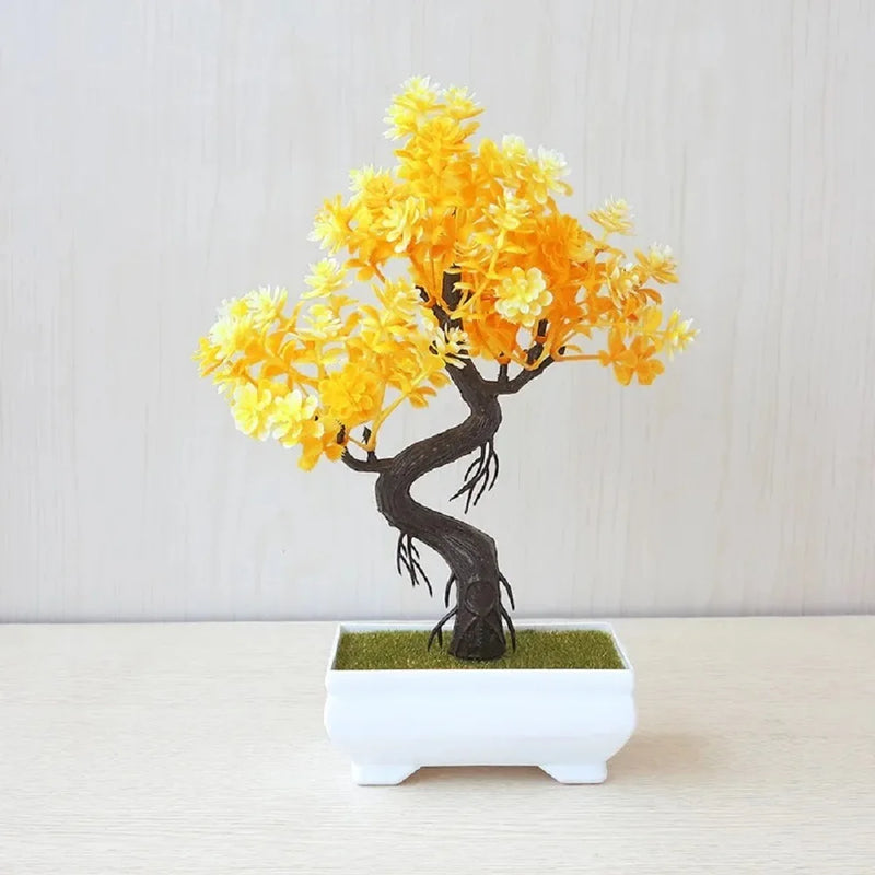 Plantas de plástico. Bonsai Pequeno.  Enfeites para Sala. Decoração de mesa.